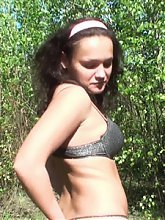 Shameless mature ex girlfriend Mila Max gets naked and got herself fucked in this kinky outdoor scene